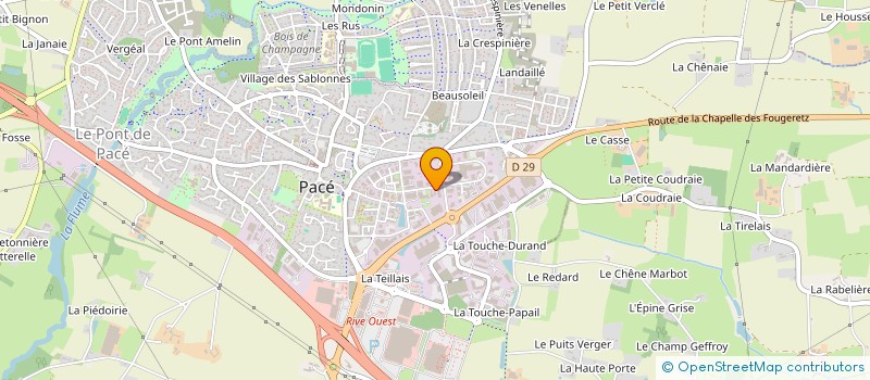localisation de l'entreprise KENDAL  PACE