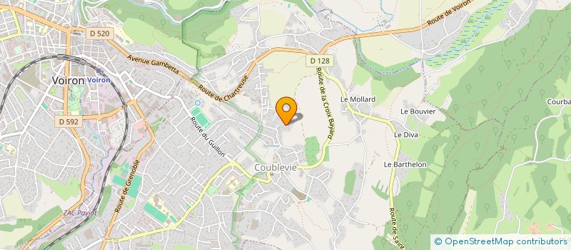 localisation de l'entreprise KENDO CHARTREUSE  COUBLEVIE