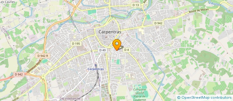 localisation de l'entreprise KENDO EXPLOITATION à CARPENTRAS