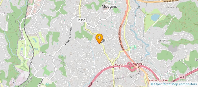 localisation de l'entreprise KENDUR à MOUGINS