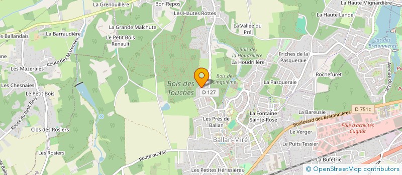 localisation de l'entreprise KENDY IMMOBILIER  BALLAN-MIRE