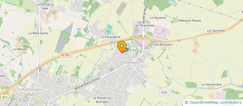 localisation de l'entreprise KENE LJC  CHAUMES-EN-RETZ