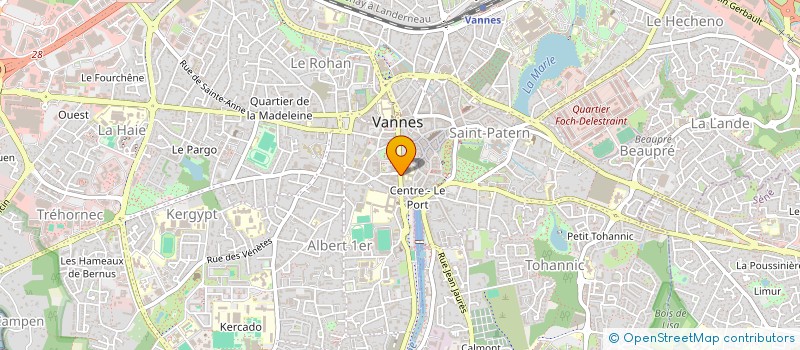 localisation de l'entreprise KENEAC'H CUISINE à VANNES