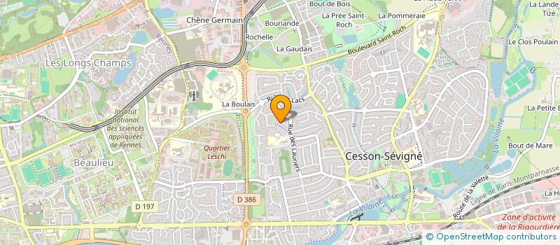 localisation de l'entreprise KENED  CESSON-SEVIGNE