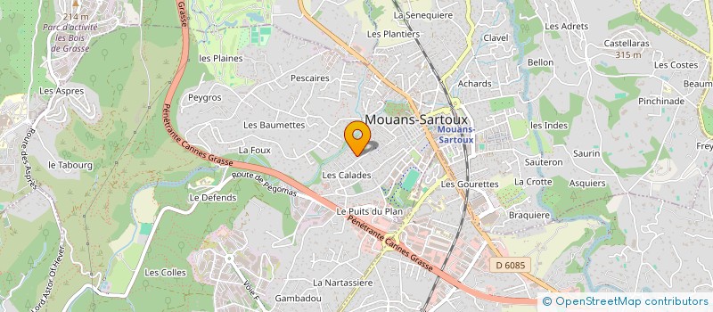 localisation de l'entreprise KENETIC FRANCE  MOUANS-SARTOUX