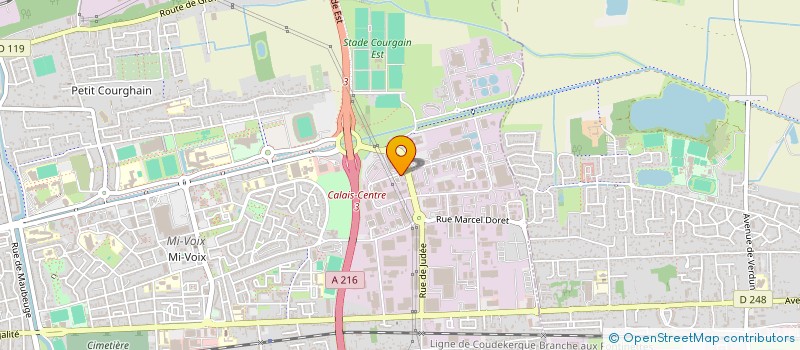 localisation de l'entreprise KENIA  CALAIS