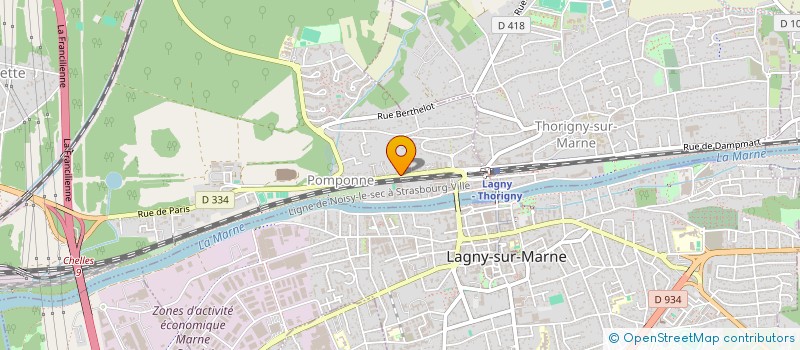 localisation de l'entreprise KENJI IMMOBILIER à POMPONNE