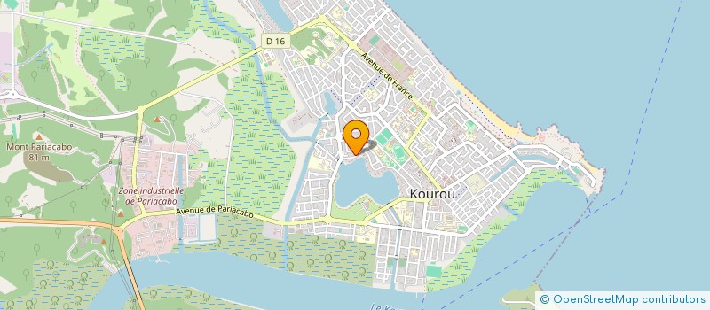 localisation de l'entreprise KENJUTSU AIKIDO DE KOUROU à KOUROU