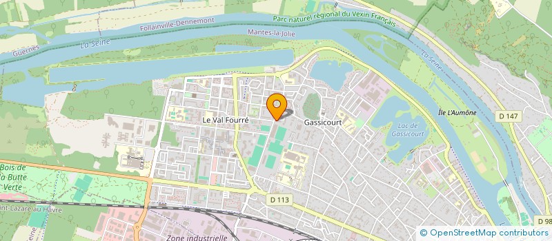 localisation de l'entreprise KENLAW DANCE ACADEMIA  MANTES-LA-JOLIE