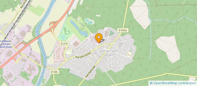 localisation de l'entreprise KENLOR LOCATION & SERVICES  LACROIX-SAINT-OUEN