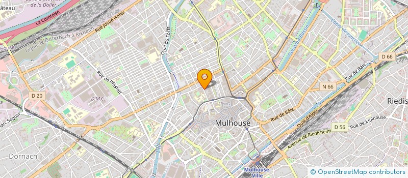 localisation de l'entreprise KENNEDY COIFF  MULHOUSE