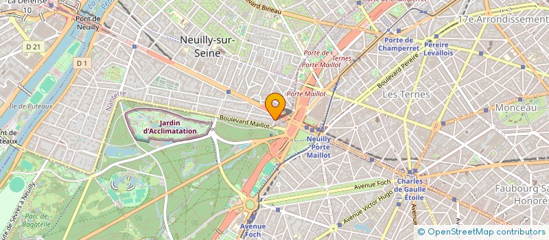 localisation de l'entreprise KENNEDY PROMOTION à NEUILLY-SUR-SEINE
