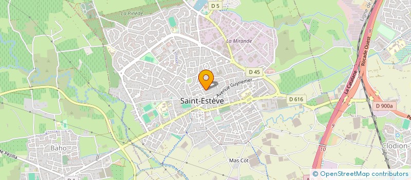 localisation de l'entreprise KENNEDY PRUNELLIERS  ST ESTEVE