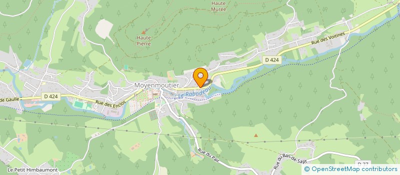 localisation de l'entreprise KENNER-DANGONINI  MOYENMOUTIER