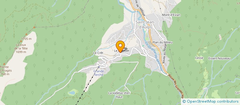 localisation de l'entreprise KENNETH ANDREW ET MICHAELA RAYNER  SAINT-JEAN-D'AULPS