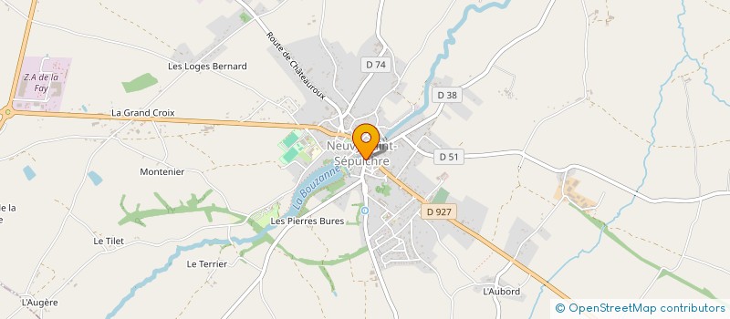 localisation de l'entreprise KENNY COSTA à NEUVY-SAINT-SEPULCHRE