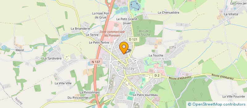 localisation de l'entreprise KENOBI MENUISERIE à NOZAY