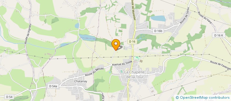 localisation de l'entreprise KENPO CLUB NORD ISERE  LA CHAPELLE-DE-LA-TOUR