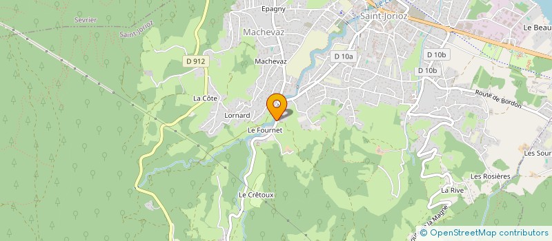 localisation de l'entreprise KENRIC à SAINT-JORIOZ