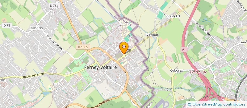 localisation de l'entreprise KENRIC à FERNEY-VOLTAIRE