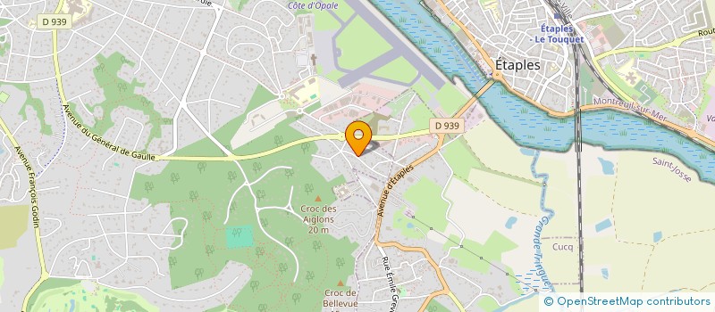 localisation de l'entreprise KENSINGTON  LE TOUQUET-PARIS-PLAGE