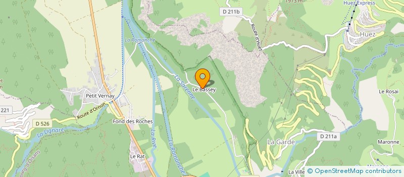 localisation de l'entreprise KENSION  LE BOURG-D'OISANS