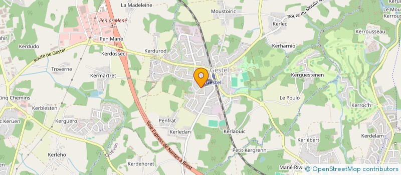 localisation de l'entreprise KENSTAG  GESTEL