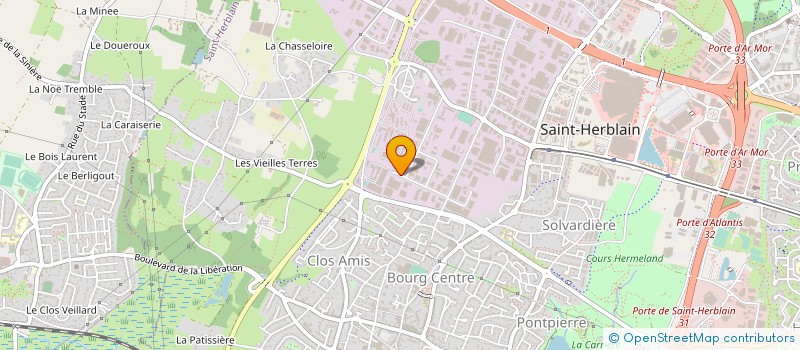 localisation de l'entreprise KENT GROUP à SAINT-HERBLAIN