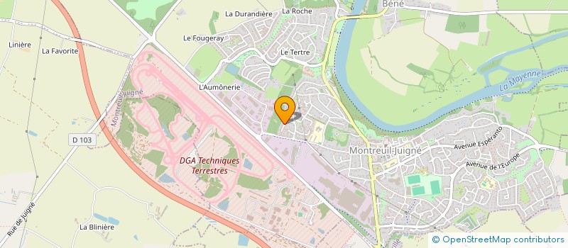 localisation de l'entreprise KENTARO  MONTREUIL-JUIGNE