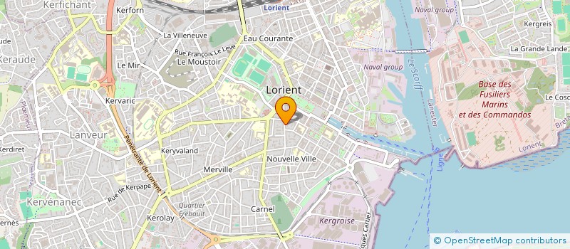 localisation de l'entreprise KENTEL PATRIMOINE à LORIENT