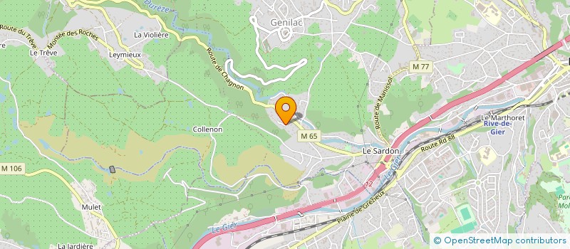 localisation de l'entreprise KENTIMMO  GENILAC