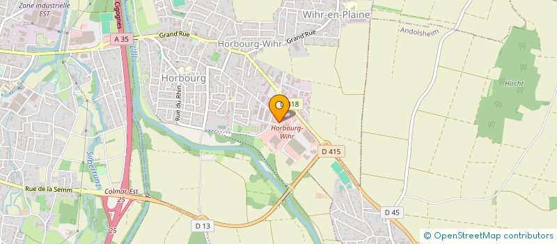 localisation de l'entreprise KENTUCKY WITTENHEIM  HORBOURG-WIHR