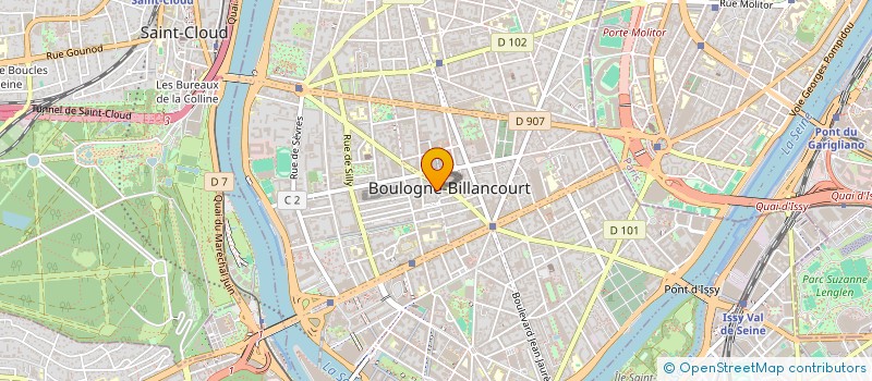 localisation de l'entreprise KENYA PROMOTION à BOULOGNE-BILLANCOURT
