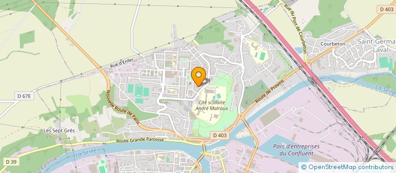 localisation de l'entreprise KENZ TAXI  MONTEREAU-FAULT-YONNE