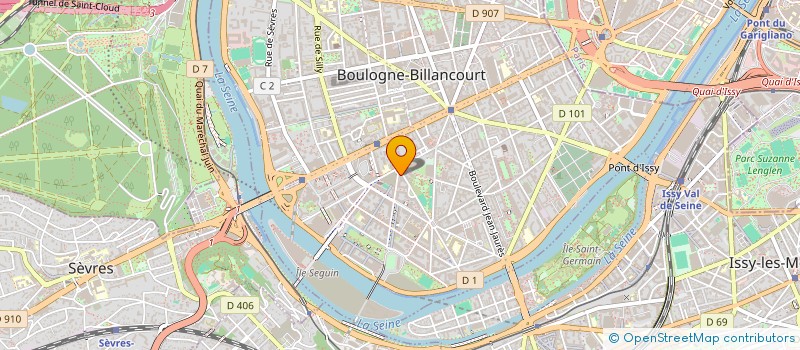 localisation de l'entreprise KENZA à BOULOGNE-BILLANCOURT