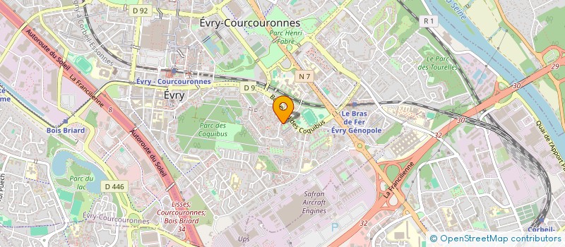 localisation de l'entreprise KENZA à EVRY-COURCOURONNES