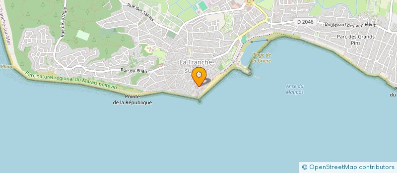 localisation de l'entreprise KENZA DANSE à LES SABLES-D'OLONNE