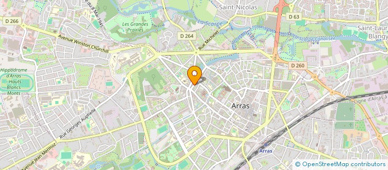 localisation de l'entreprise KENZA HOLDING à ARRAS