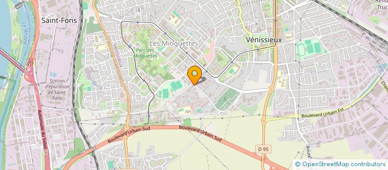 localisation de l'entreprise KENZA SCI  VENISSIEUX