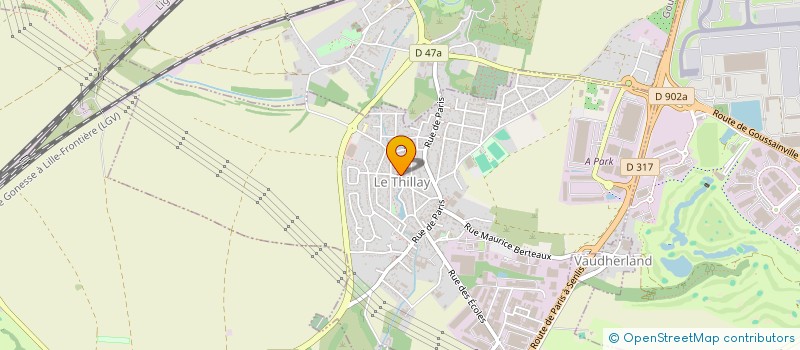 localisation de l'entreprise KENZI IMMOBILIERS  LE THILLAY