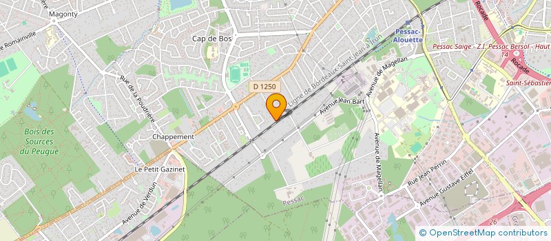 localisation de l'entreprise KENZIE  PESSAC