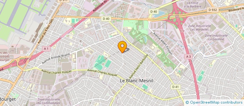 localisation de l'entreprise KENZO à LE BLANC-MESNIL