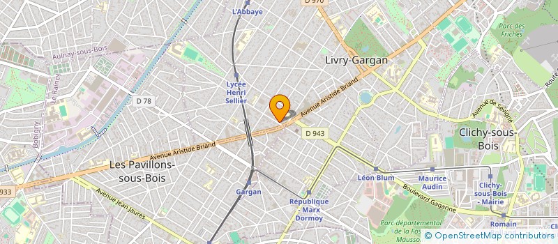 localisation de l'entreprise KENZO à LIVRY-GARGAN