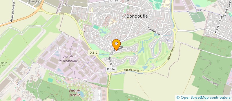 localisation de l'entreprise KENZY à BONDOUFLE