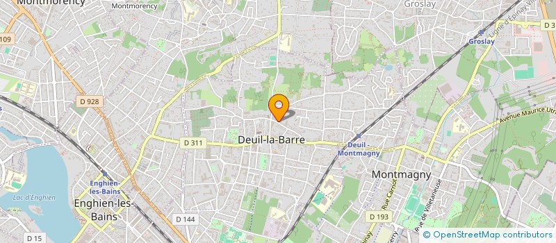 localisation de l'entreprise KEO SANTE  DEUIL-LA-BARRE