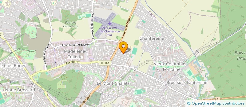 localisation de l'entreprise KEO TRANSPORT  CHELLES