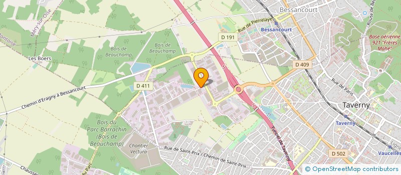 localisation de l'entreprise KEOLEASE à TAVERNY