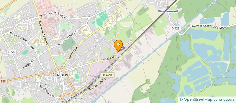 localisation de l'entreprise KEOLIS AISNE  CHAUNY