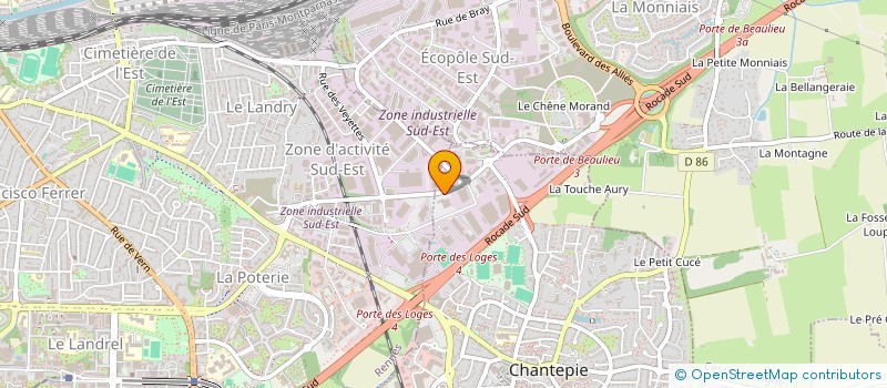 localisation de l'entreprise KEOLIS ARMOR  CHANTEPIE