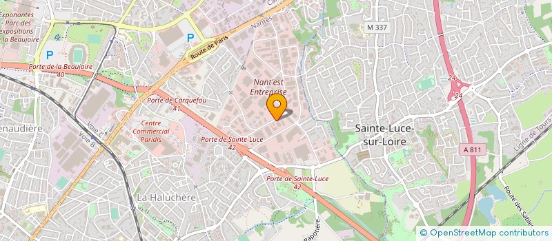 localisation de l'entreprise KEOLIS ATLANTIQUE à NANTES